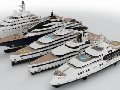 Yacht Collection Spring 2024 3D model