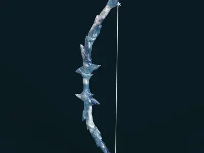 Bow 01 V2 Low-poly 3D model