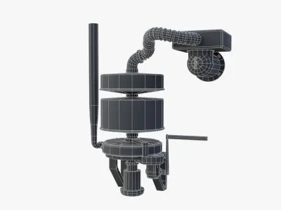 Bundle German Bunker Furnitures WWII 3D Model Pack