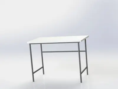 Factory work-table 1000x600 mm v2 3D model