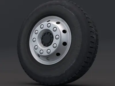 Off-Road Wheel 01 3D model