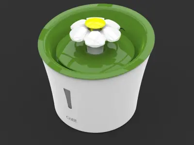 Catit Flower Cat Water Fountain 3D model