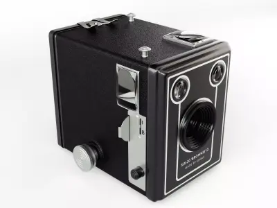 Kodak Six-20 Brownie D Camera 3D model