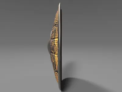 Viking Shield  Low-poly 3D model