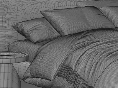 Richard Bed 3D model purchase