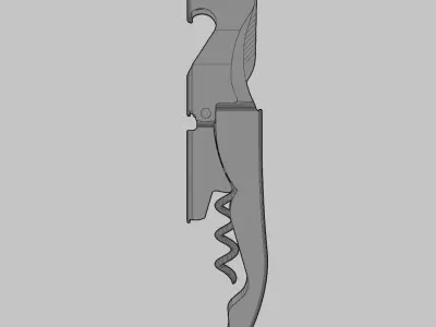 Corkscrew 3D Model 3D model