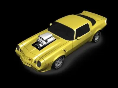 chevrolet camaro 2009 Free 3D model