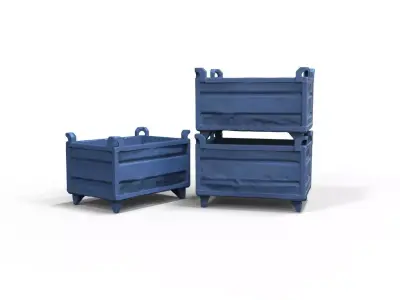 Steel box used 3D print model