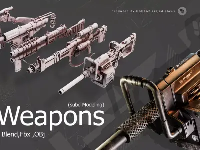 Weapons  3D model