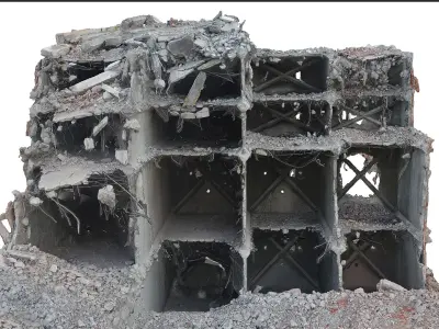 Destroyed Building1 3D model