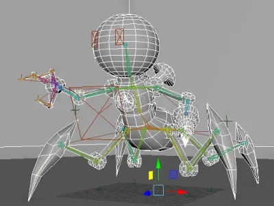 mining robot Low-poly 3D model purchase