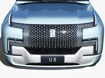 BYD YangWang U8 2023  3D model