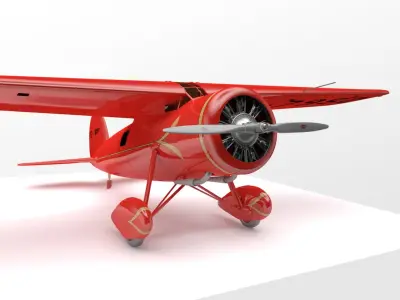 Amelia Earhart's Vega 5B 3D model