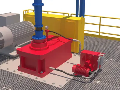celda flotacion induccion 3D model