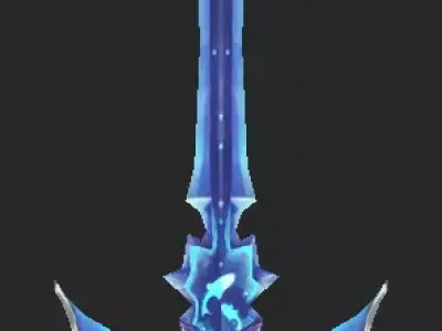 Pack With 30 Fantasy Swords - Part 08 Low-poly 3D model