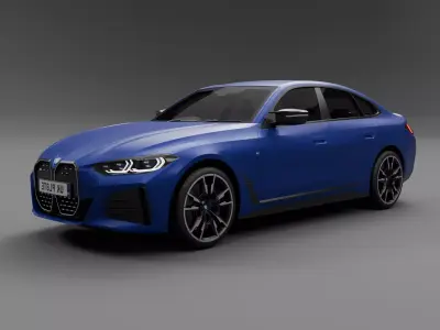 Bmw I4 M50 Free 3D model