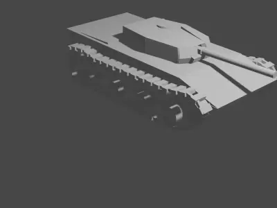 Tank inspired  3D model