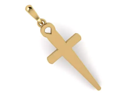CROSS PENDANT CR168 3D print model
