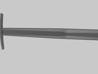 Medieval sword 3D model