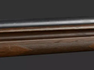 Browning Auto-5 Low-poly 3D model