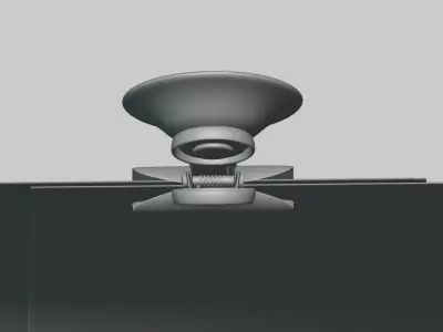 Suction cup holder 3D model