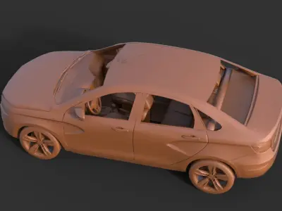 Lada Vesta 3D print model