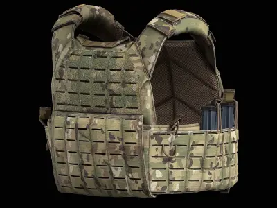 Shellback Tactical Rampage 2 0 Plate Carrier Low-poly 3D model