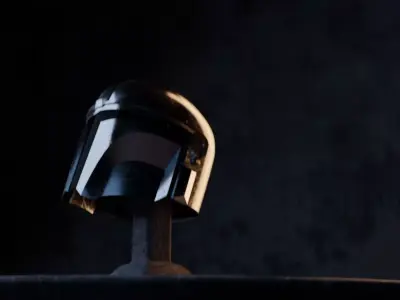 Mandalorian Helmet 3D model purchase