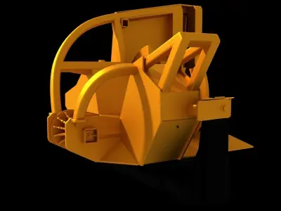 Tree Cutting Machine Free 3D model