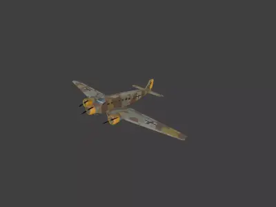 Junkers Ju-52  sommer paint 3D model