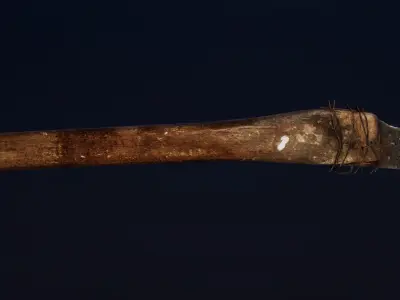 8k 1800s Cane Knife - 5 Levels of Detail Low-poly 3D model