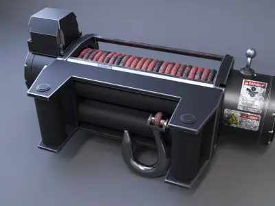 Car Winch 3D model