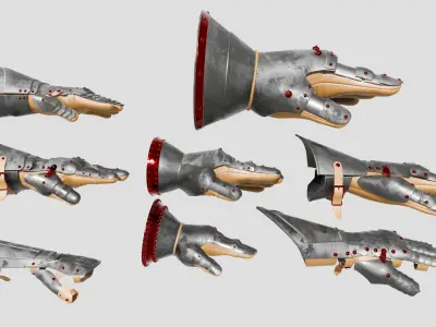 Medieval Armor Low-poly 3D model