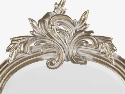 baroque mirrors 3D model