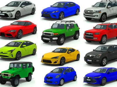 cars pack 2 3D model