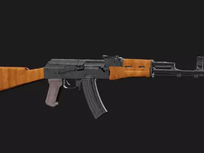 AK-74 ak - rifle 3D model