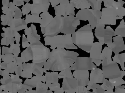 Orange Pistol 3D model shop