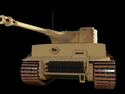 Tiger I tank Free 3D model