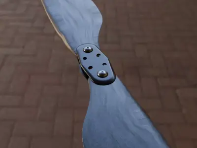 Folding Propeller Free low-poly 3D model