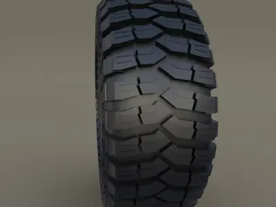 Maxxis Trepador Tire 3D model