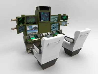 Drone Command Center 3D model