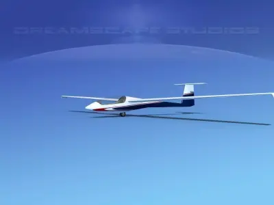 Centrair C-101 Pegase V07 Low-poly 3D model