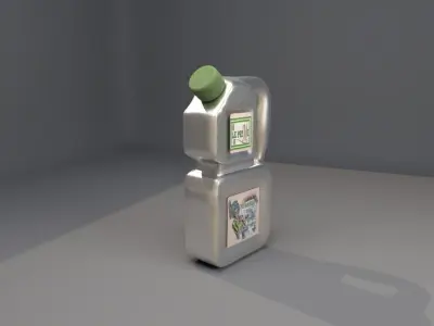 plastic bottle 3D model order