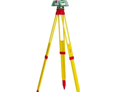 Leica Nova MS60 MultiStation Total Station 3D Model 3D model