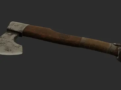 The Axe Free low-poly 3D model