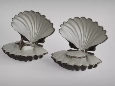 Medieval Bracelets Collection - Seashell Jewelry Box  3D print model