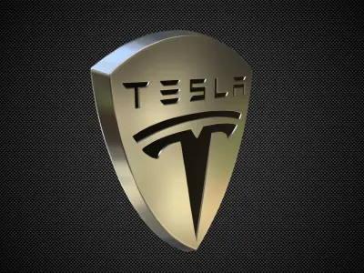 Tesla Logo 3D model from CGTrader