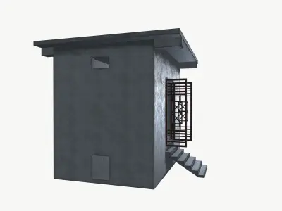 Concrete Room 3D model