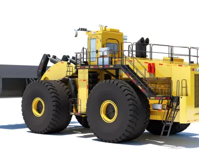 Wheel Loader- 3D Model  3D model