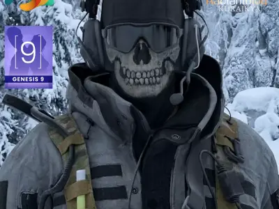 SAS Classic Remake for Genesis 9 3D model